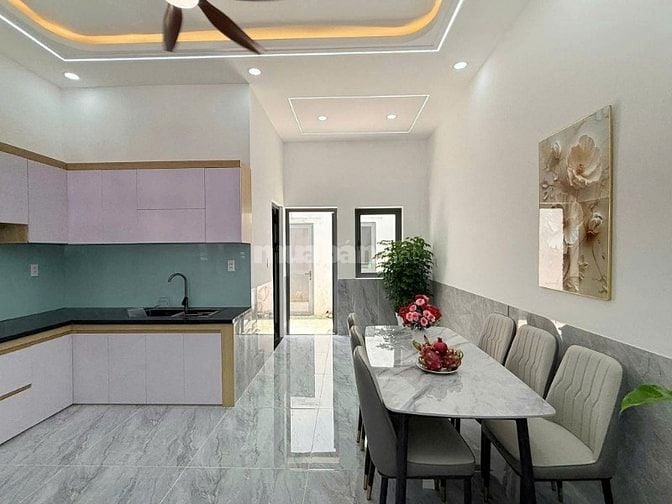 BÁN NHÀ MẶT TIỀN KINH ĐƯỜNG DX 092 HIỆP AN TẶNG FULL NỘI THẤT CAO CẤP