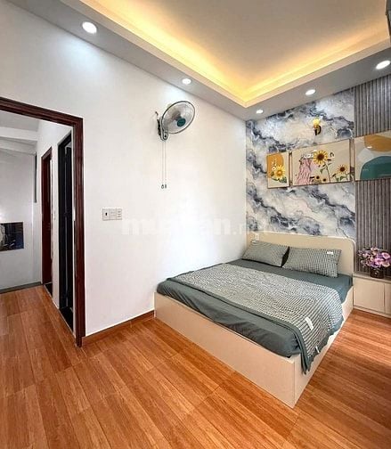 Nhà đẹp xinh 1T2L đường Bùi Thị Xuân, giá 2ty250/ 53,1m2. Sổ riêng
