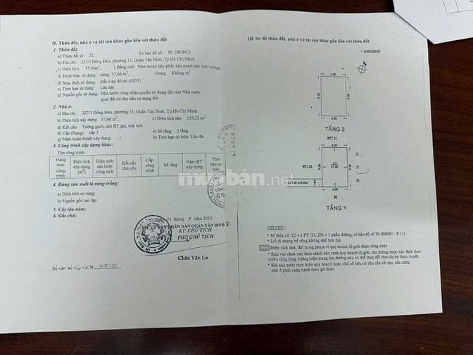 Bán nhà đẹp 227 Đồng Đen, P.11, Tân Bình, 6.4x27m