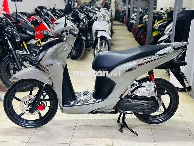XE MÁY THỊNH PHÁT - HONDA VISION XÁM XI MĂNG LƯỚT