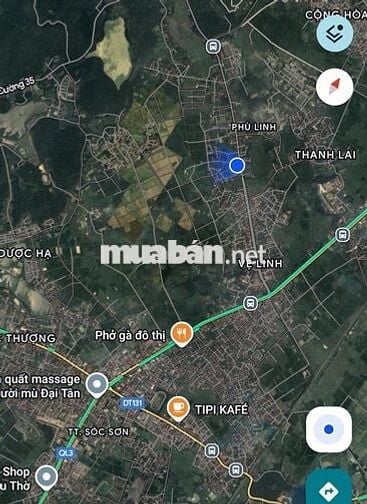 CHÍNH CHỦ BÁN LÔ ĐẤT ĐẸP 120m2  XÃ PHÙ LINH – SÓC SƠN, HÀ NỘI