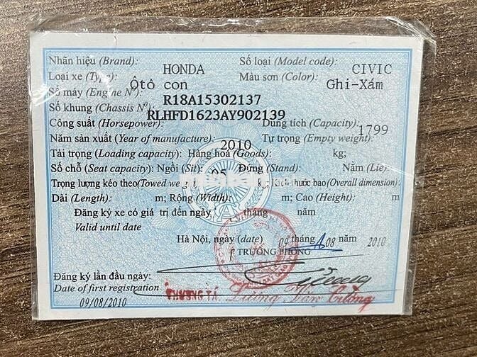 Honda Civic 2010 1.8 AT - 120100 km 1 Chủ cực chất