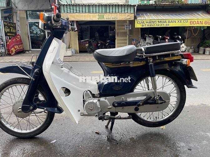 Honda Super Cub 50cc xanh trắng đã dùng