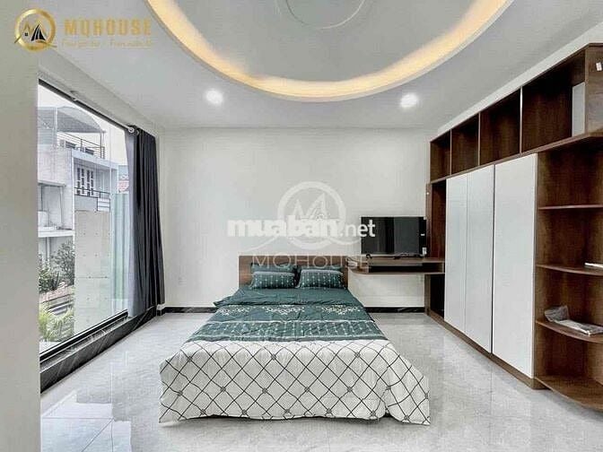 CHDV full nội thất 1pn ban công, cửa sổ máy giặt riêng ngay chợ HHT