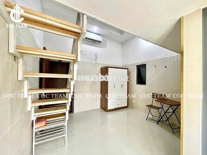 Cho thuê gấp căn hộ gác cao 2m ngay mặt tiền Huỳnh Tấn Phát gần PMH