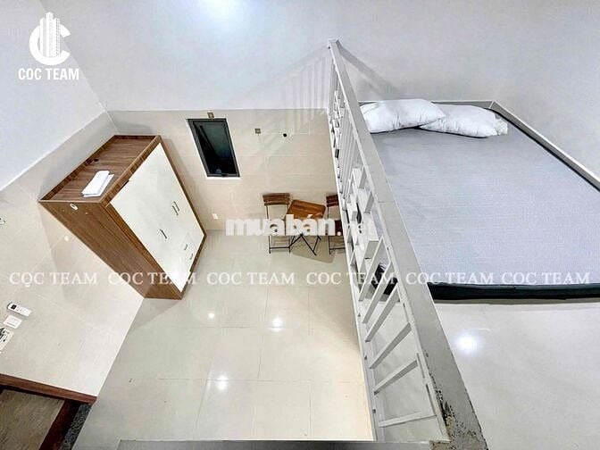 Cho thuê gấp căn hộ gác cao 2m ngay mặt tiền Huỳnh Tấn Phát gần PMH
