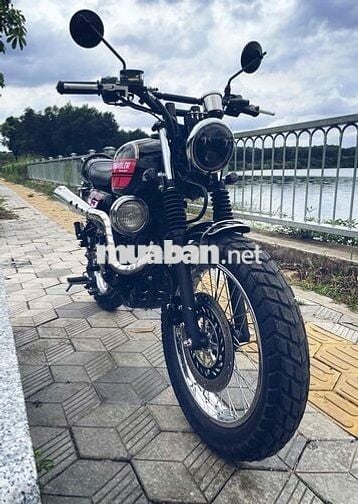 xe kawasaki w175se màu đen.