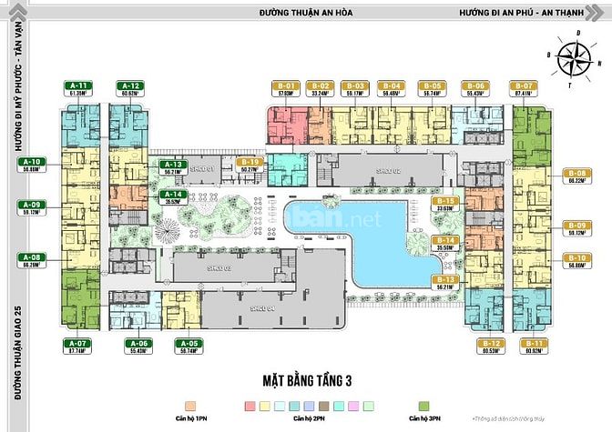 DA chung cư Benhill chỉ 190 triệu ký HĐMB sở hữu căn 2PN, 33 triệu/m2 