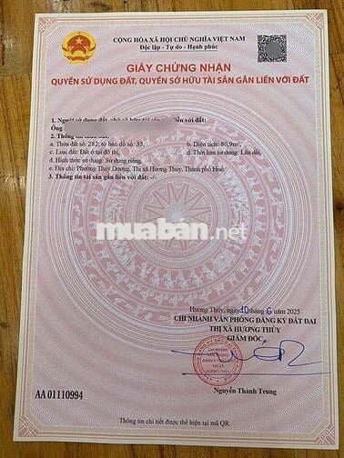 ☘️ đất Phân Lô Tại 301 Trưng Nữ Vương- Huế