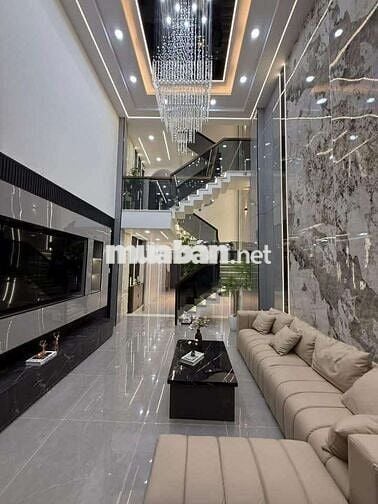 Nhà đẹp Quận 12, Thới An 13 – 4x19m, 1 xẹc, nội thất cao cấp.