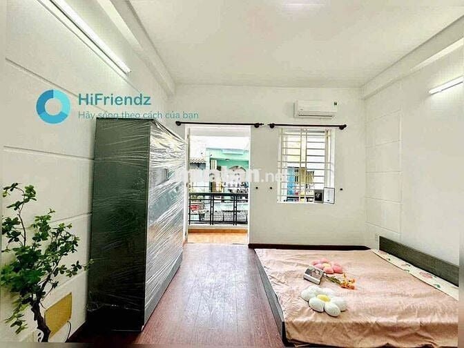 SIÊU PHẨM CĂN HỘ STUDIO BAN CONG FULL NỘI THẤT THUẬN TIỆN ĐI LẠI