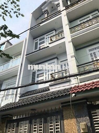 Nhà TÂN HÒA ĐÔNG [4X16, 3 Lầu, 4pn, 5toilet] 16tr/tháng