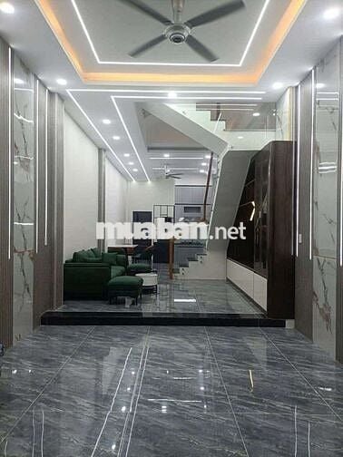 Cho thuê nhà 2 lầu nội thất mới 4 phòng ngủ 1 phòng xông hơi