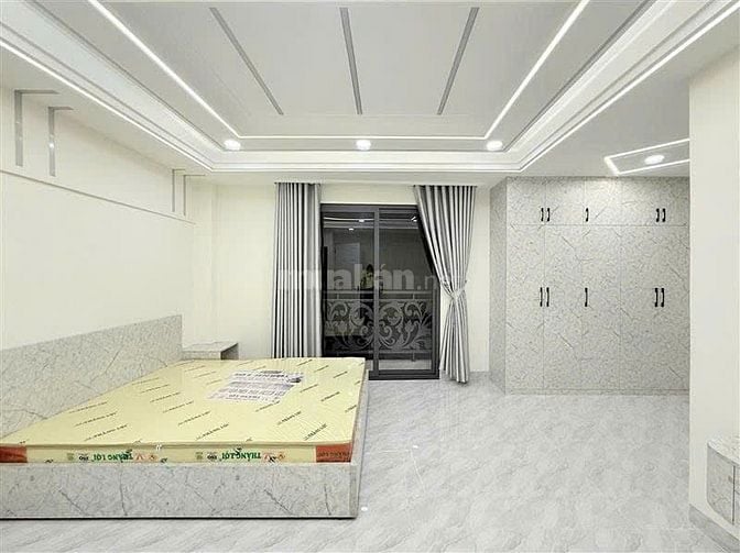 NHÀ MỚI-40 M2- NGANG 7 X 5,7  5 TẦNG- HẺM XE HƠI - BÌNH THẠNH-  