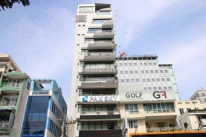 Chính chủ cho thuê tòa nhà góc 186-186Bis N T M Khai- 1 Hầm 13 tầng!