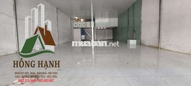 KHO XƯỞNG CHO THUÊ 8×25 - XUÂN THỚI THƯỢNG, HÓC MÔN - GIÁ 12 TRIỆU TL