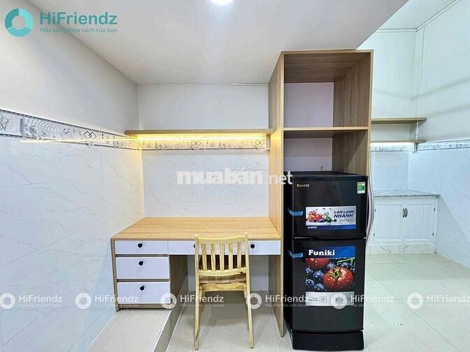 CHO THUÊ PHÒNG GÁC FULL NỘI THẤT RỘNG 25M2 NGAY CV GIA ĐỊNH - SÂN BAY