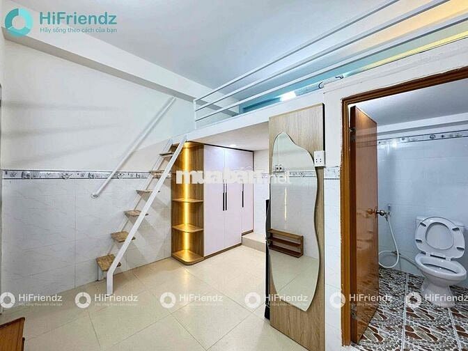 CHO THUÊ PHÒNG GÁC FULL NỘI THẤT RỘNG 25M2 NGAY CV GIA ĐỊNH - SÂN BAY