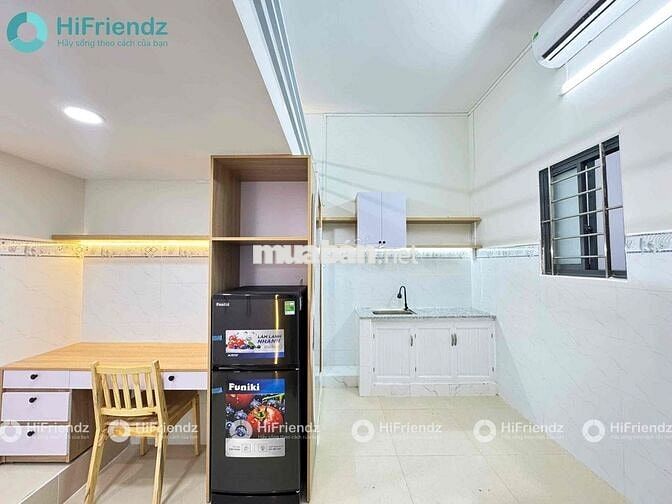 CHO THUÊ PHÒNG GÁC FULL NỘI THẤT RỘNG 25M2 NGAY CV GIA ĐỊNH - SÂN BAY