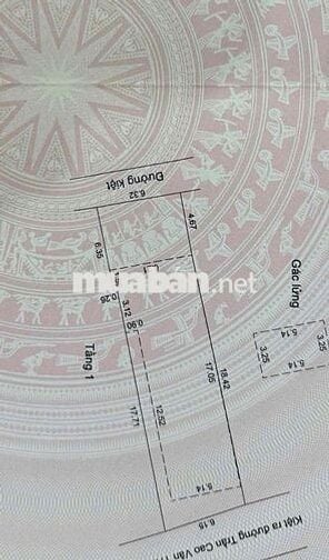 Bán lô đất kiệt ôtto 6m Trần Cao Vân Cách MT 50m kiệt thông