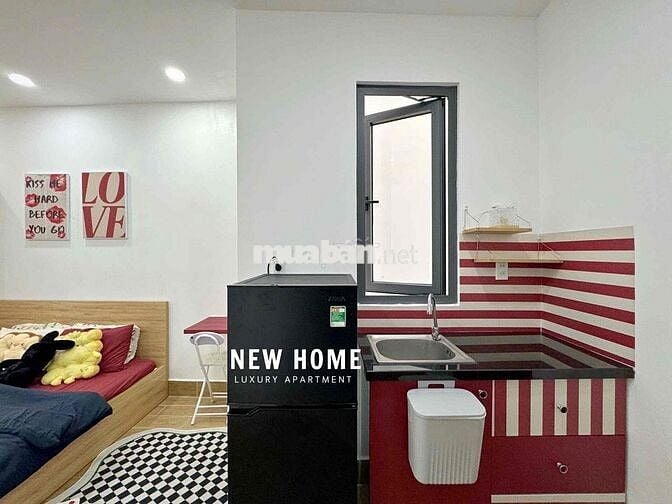 STUDIO FULL NỘI THẤT CỬA SỔ THOÁNG CÓ THANG MÁY GẦN PHAN XÍCH LONG