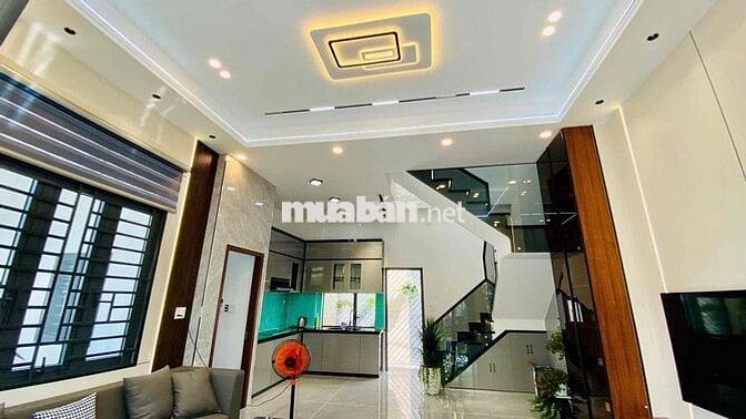 BIỆT THỰ MÁI NHẬT NGANG 10M ĐẸP, full nội thất, Đặng Thúc Vịnh Hóc Môn