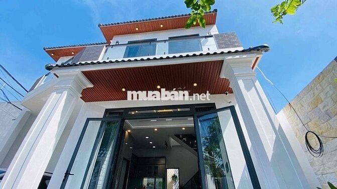 BIỆT THỰ MÁI NHẬT NGANG 10M ĐẸP, full nội thất, Đặng Thúc Vịnh Hóc Môn