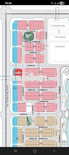 Nền gần hồ cảnh quan khu Nam Long 2