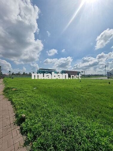 Nền gần hồ cảnh quan khu Nam Long 2