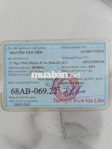 Xe máy Honda Dio 49cc màu trắng