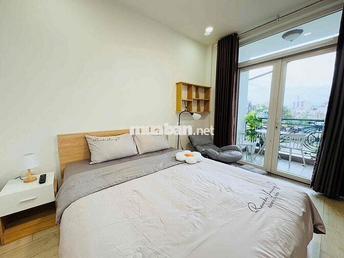 CHO THUÊ CHDV - AIRBNB 1PN NGAY BỜ KÈ HOÀNG SA QUẬN 1 BAO HẾT CHI PHÍ