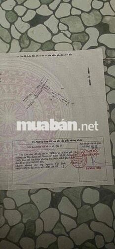 bán lô đất dt 119 m giá 2,19 tỷ gần chợ Tân Bình
