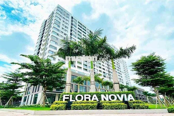 Cho thuê căn hộ Flora Novia 57m2, 2 phòng ngủ đầy đủ nội thất