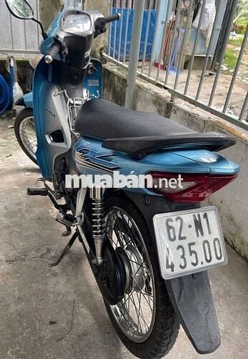 Xe máy Honda Wave Alpha màu xanh đen bạc