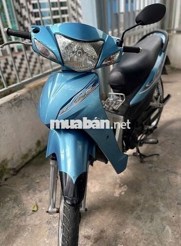 Xe máy Honda Wave Alpha màu xanh đen bạc