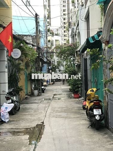 Bán nhà hẻm xe hơi Thành Thái phường 14 quận 10 DT:(9x16,4)m