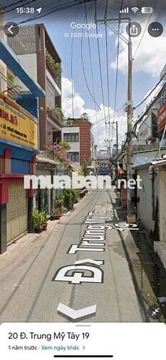 Bán Nhà Xưởng Mặt Tiền Trung Mỹ Tây - 183m2- 11tỷ- Siêu VIP