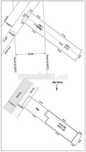 350M2 Đất 1 Sẹc Sông Vàm Thuật - Vườn Lài - An Phú Đông Quận 12