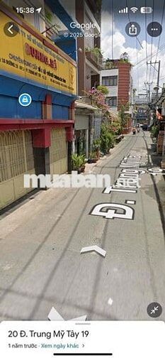 Bán Nhà Xưởng Mặt Tiền Trung Mỹ Tây - 183m2- 11tỷ- Siêu VIP