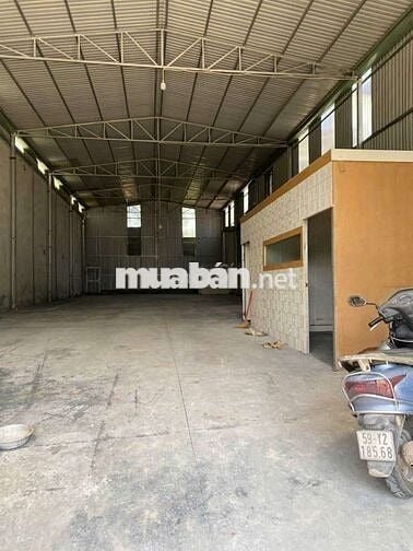 Xưởng TPK Tân Uyên 350m/17tr sẵn Văn phòng điện 3fa sản xuất