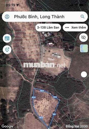 🌟 BÁN ĐẤT PHƯỚC BÌNH – LONG THÀNH, ĐỒNG NAI 🌟  📍 Vị trí: Xã Phước Bình