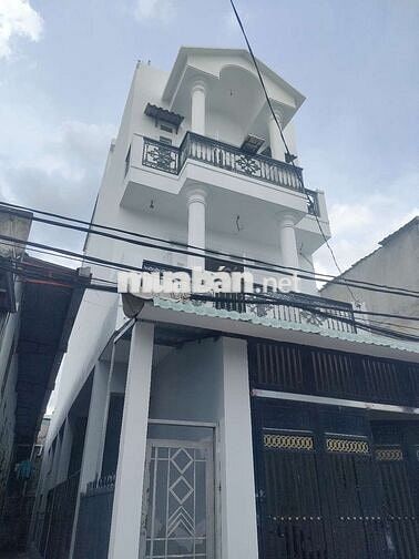 BÁN NHÀ PHƯỜNG THỚI AN ĐƯỜNG LÊ THỊ RIÊNG DT 5X19 NHÀ 4 TẦNG