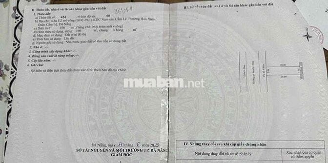 Cặp đất số 31-33 đường Phan Khôi Hoà Xuân giá đầu tư