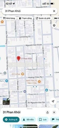 Cặp đất số 31-33 đường Phan Khôi Hoà Xuân giá đầu tư