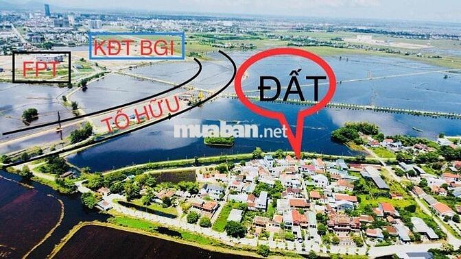 ĐẤT MẶT TIỀN VIEW SÔNG THUỶ THANH,Gần Tố Hữu,Trường FPT 92m za 1,3x ty