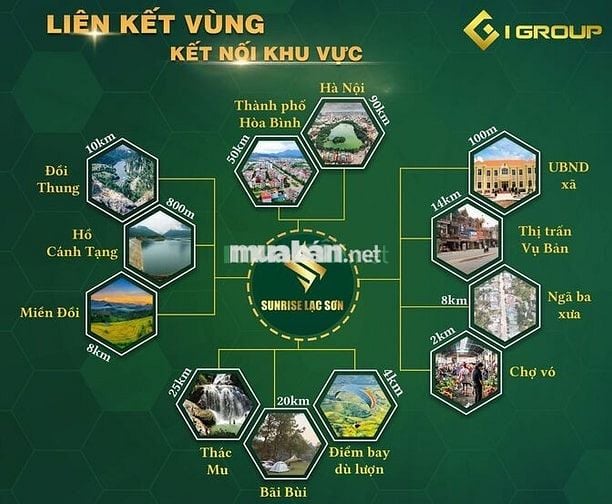 Đất nền dự án Sunrise Lạc Sơn-120m2,thổ cư, sẵn sổ đỏ, pháp lí rõ ràng