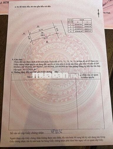 Bán lô đất sát trường Sĩ quan Lục Quân, hơn 2 tỷ
