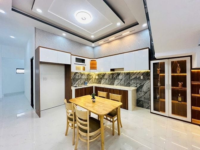Nhà mới xây gàn kcn Cầu Tràm 112,5m2 SHR 4Pn 3Wc full 2ty280.