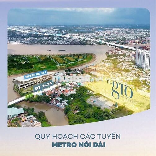 BÁN NHANH DƯ ÁN THE GIÓ RIVERSIDE PHƯỜNG ĐÔNG HÒA - HCM MỚI