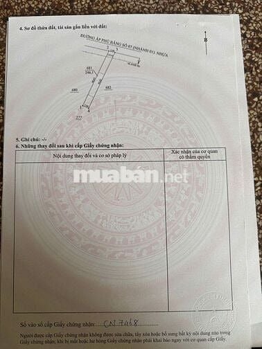 Sang nhượng đất Mt DH507, giá rẻ, công chứng ngay
